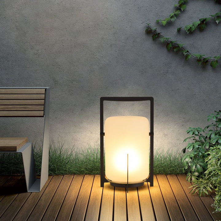 Black Twilight Lantern Table Lamp - Vakkerlight
