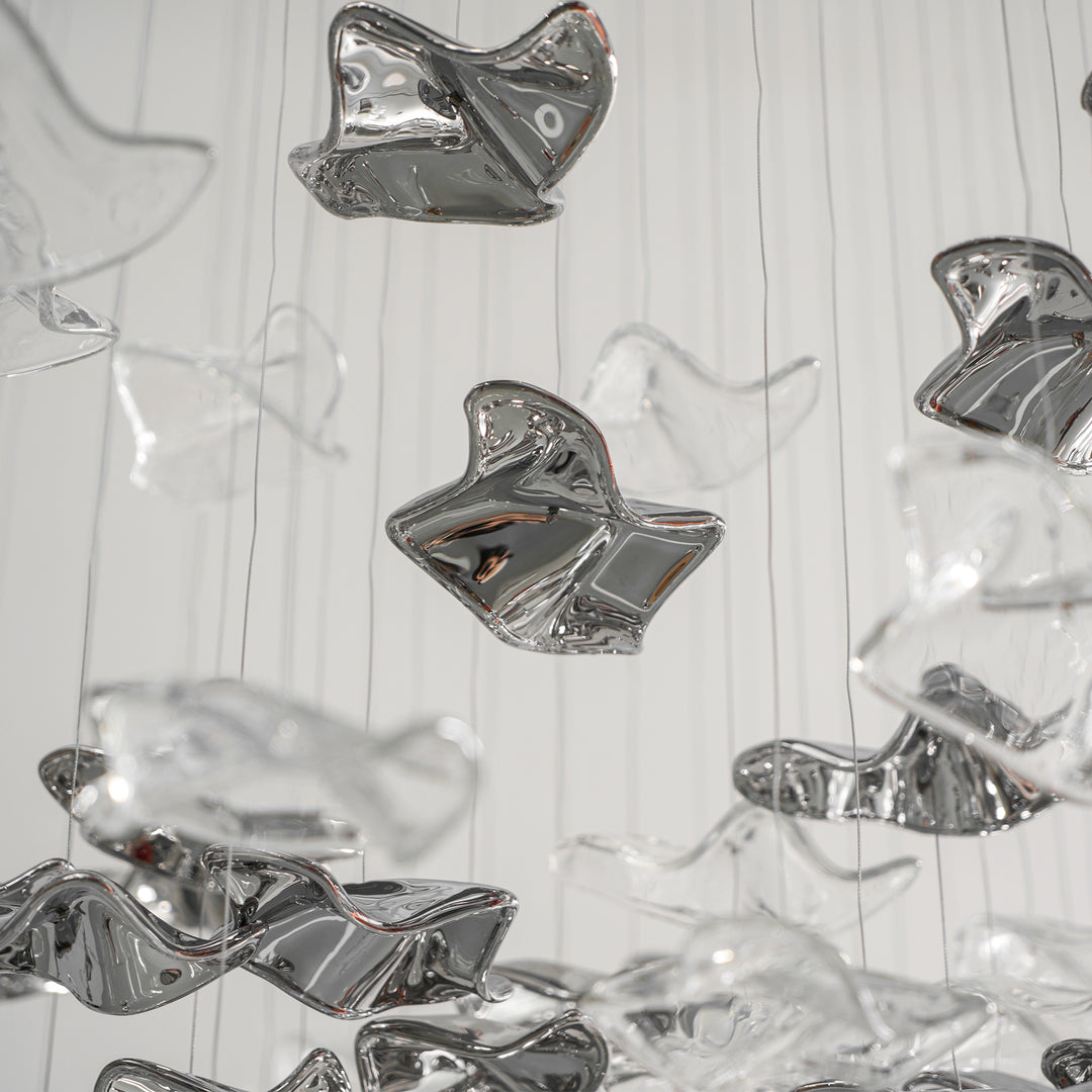 Tidal Art Glass Chandelier