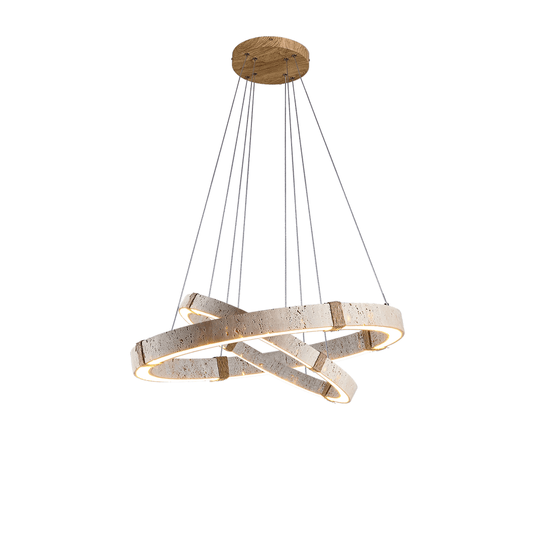 Circle Travertine Pendant Lamp - Vakkerlight