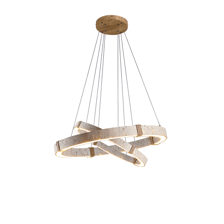 Circle Travertine Pendant Lamp - Vakkerlight