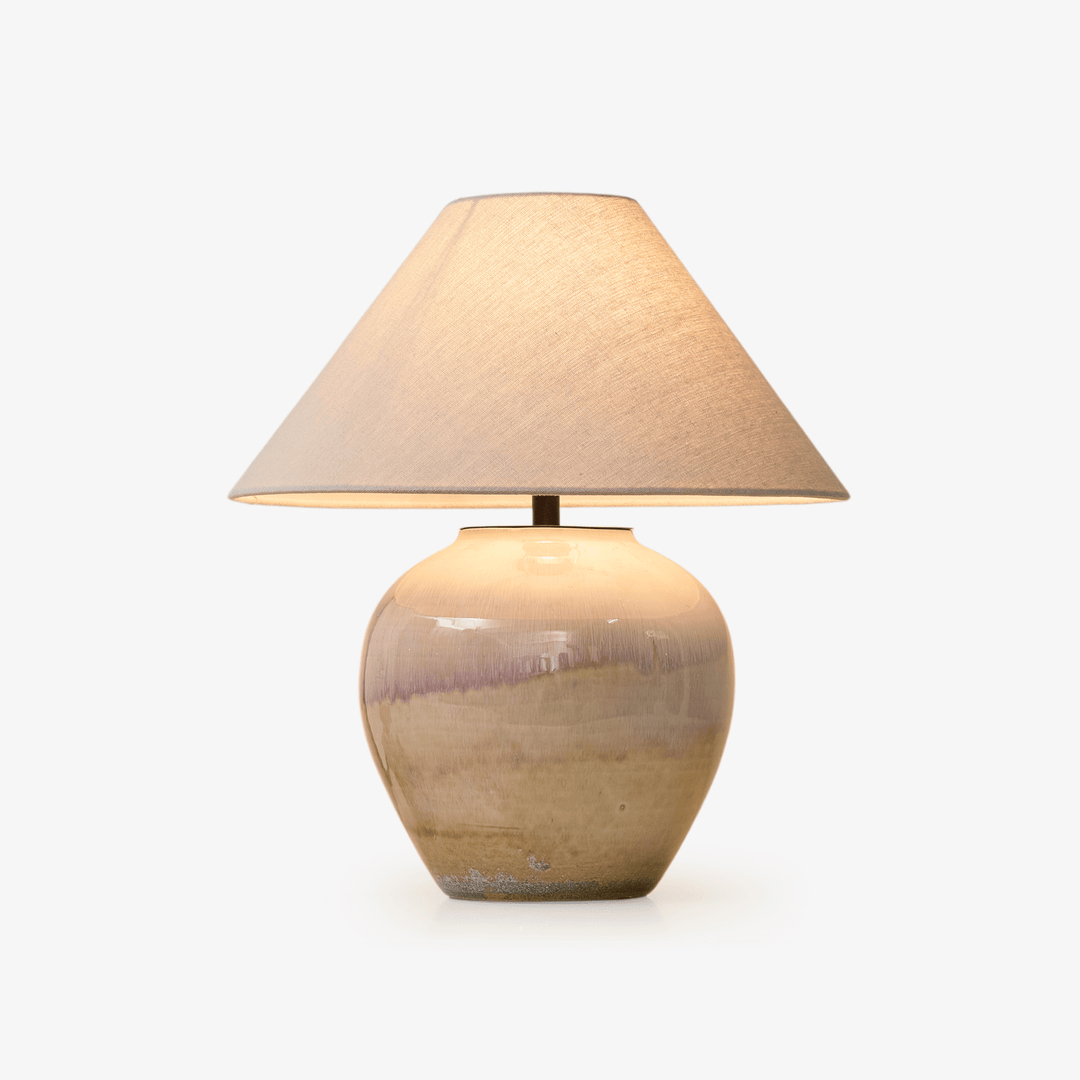 Gradient Hued Ceramic Jar Table Lamp - Vakkerlight