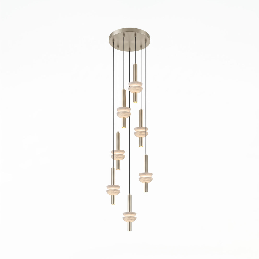 Alabaster Column Pendant Lamp - Vakkerlight