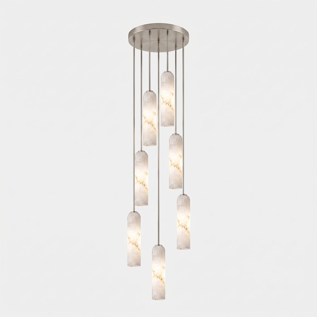 Alabaster Cylinder Pendant Light - Vakkerlight