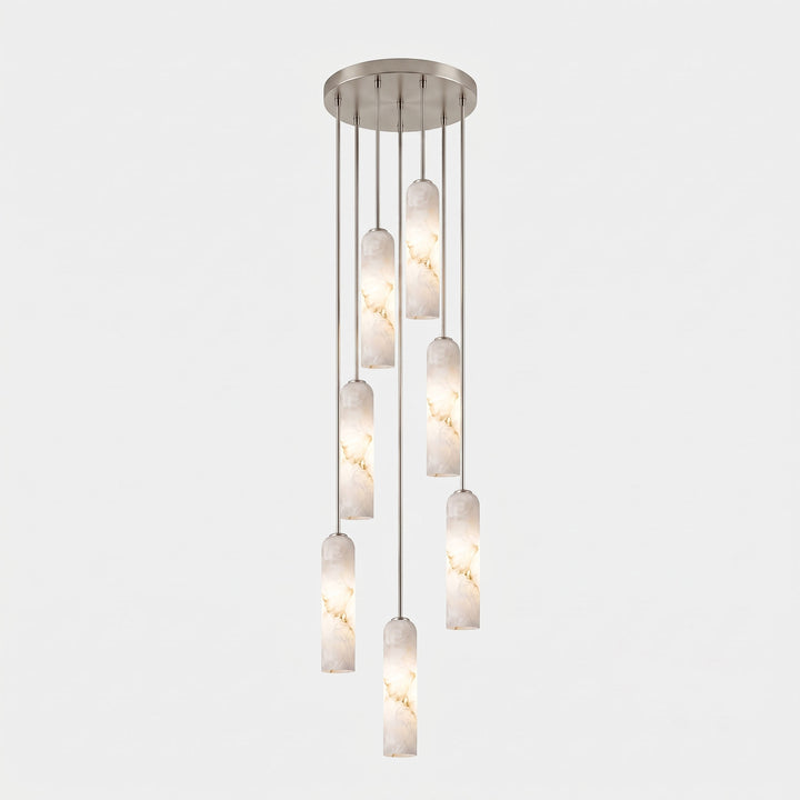 Alabaster Cylinder Pendant Light - Vakkerlight