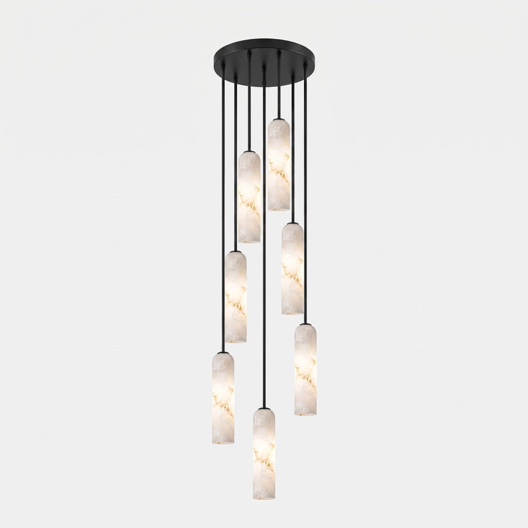 Alabaster Cylinder Pendant Light - Vakkerlight