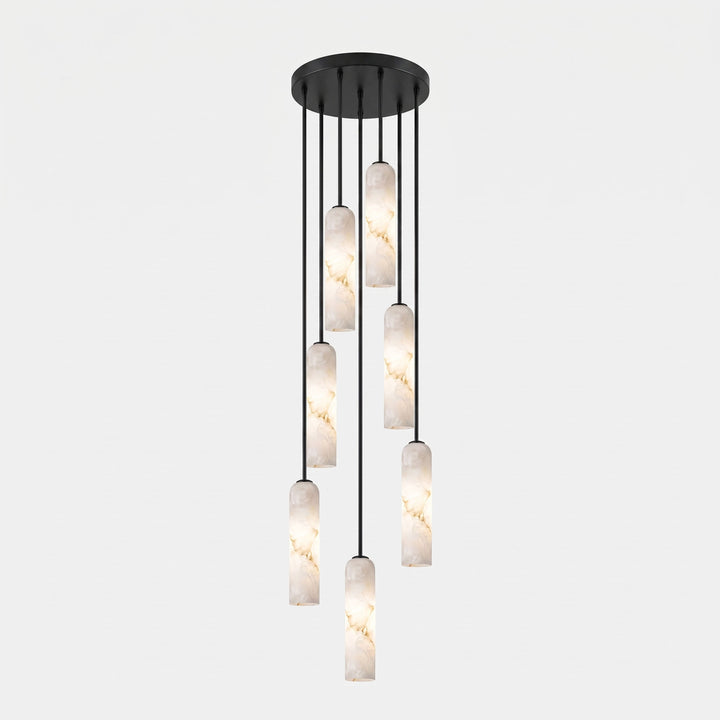 Alabaster Cylinder Pendant Light - Vakkerlight