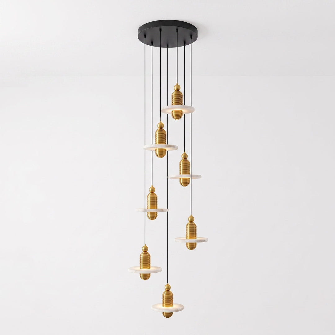 Saturn Alabaster Pendant Light - Vakkerlight