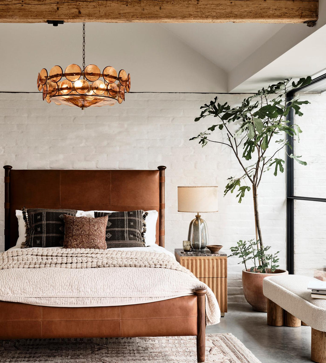 Solaris Disc Murano Chandelier - Vakkerlight