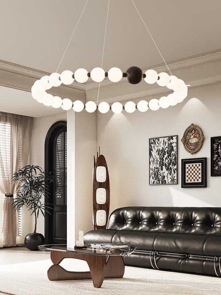 Celestial Bead Ring Chandelier - Vakkerlight