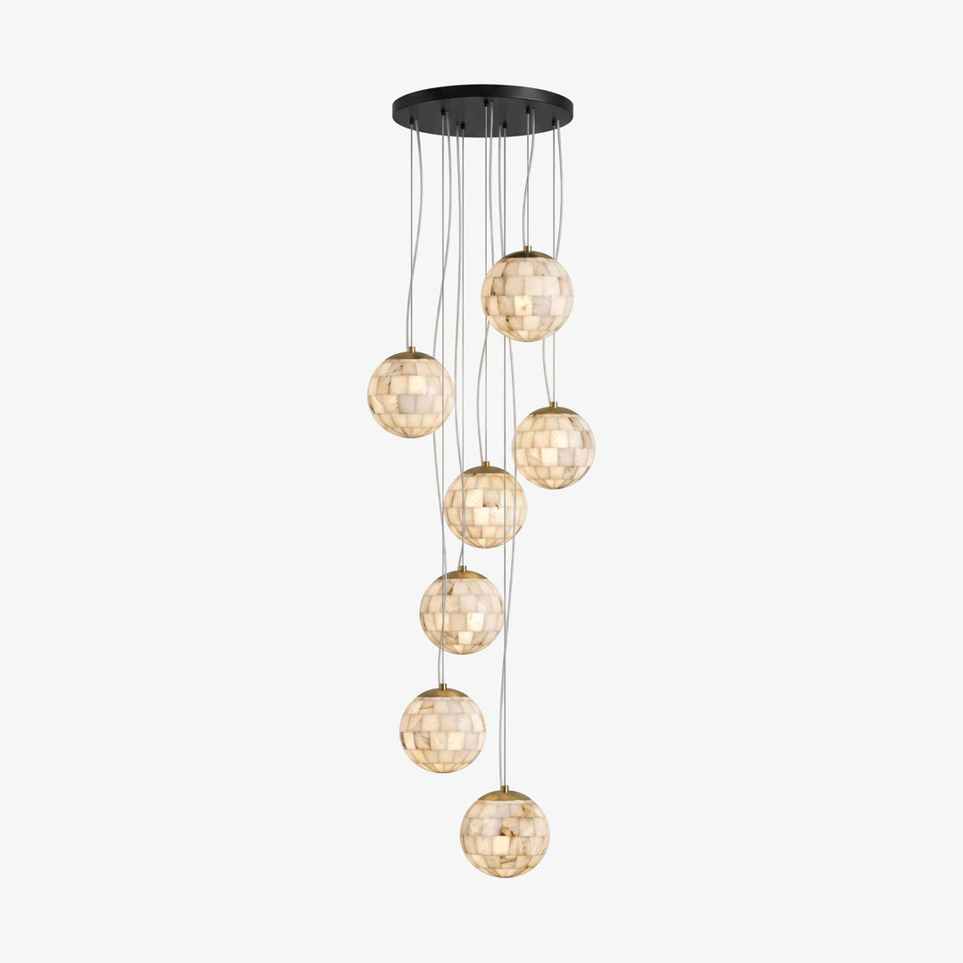 Alabaster Ball Pendant Light - Vakkerlight