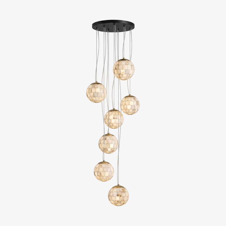 Alabaster Ball Pendant Light - Vakkerlight