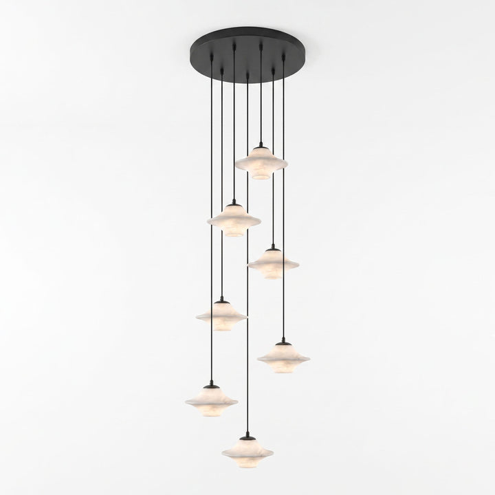 Saucer Alabaster Pendant Light - Vakkerlight