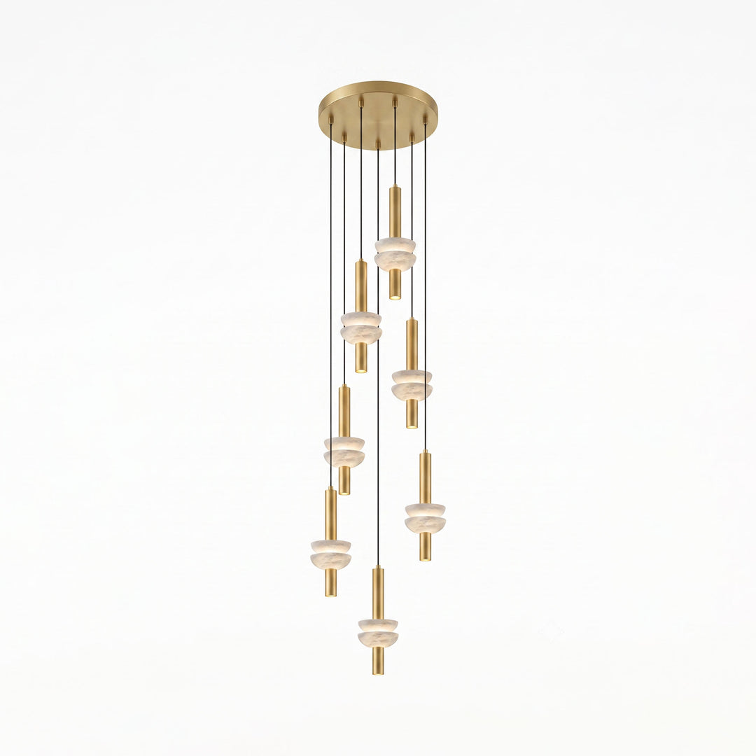 Alabaster Column Pendant Lamp - Vakkerlight