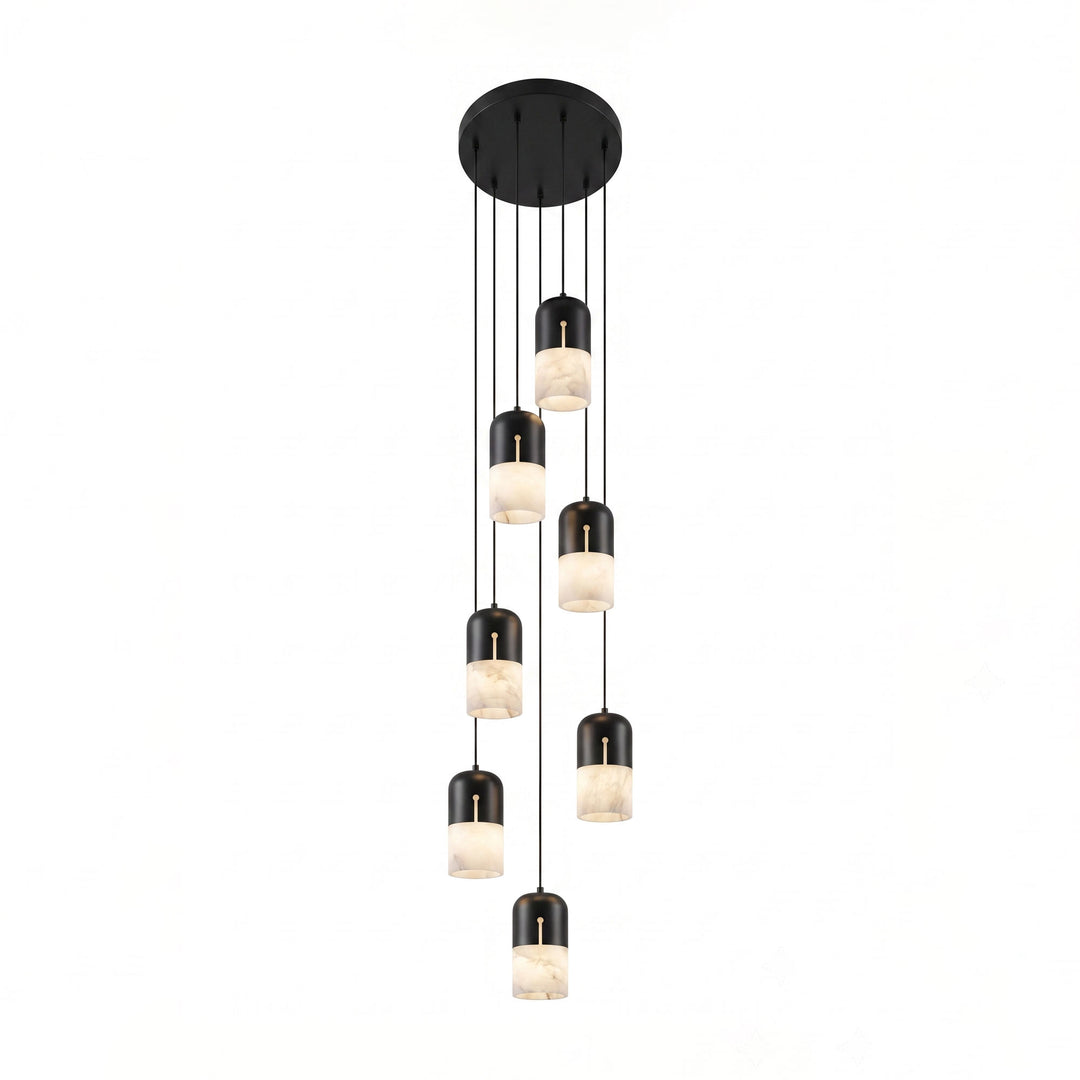 Duotone Capsule Alabaster Pendant Lamp - Vakkerlight