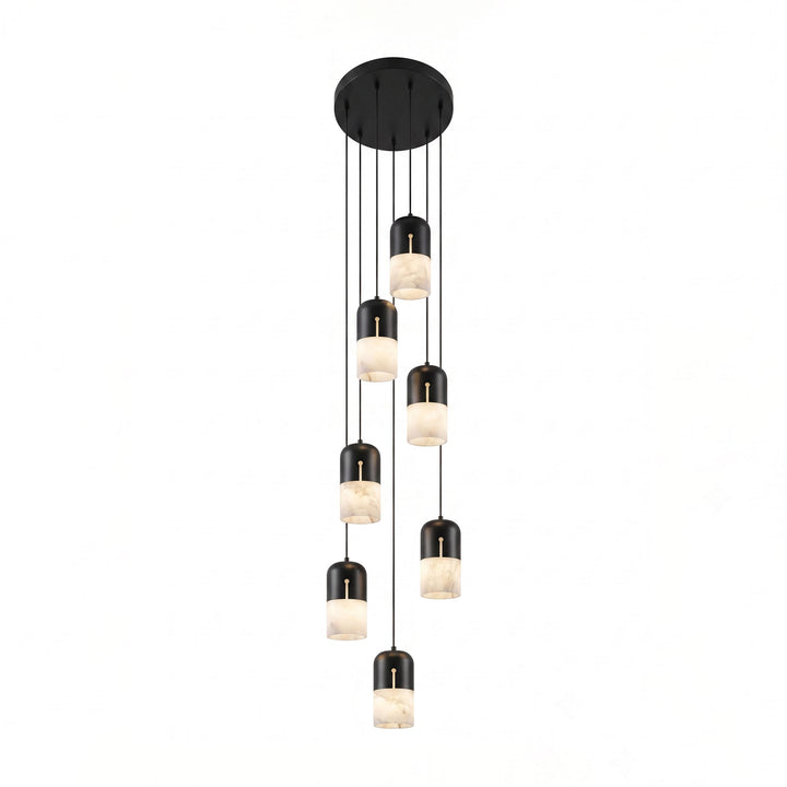 Duotone Capsule Alabaster Pendant Lamp - Vakkerlight