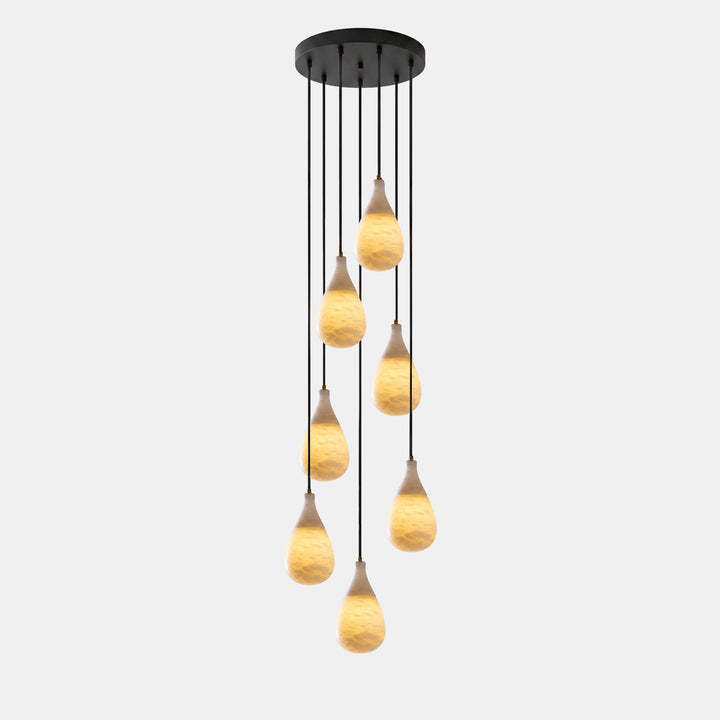 Alabaster Raindrop Pendant Light - Vakkerlight