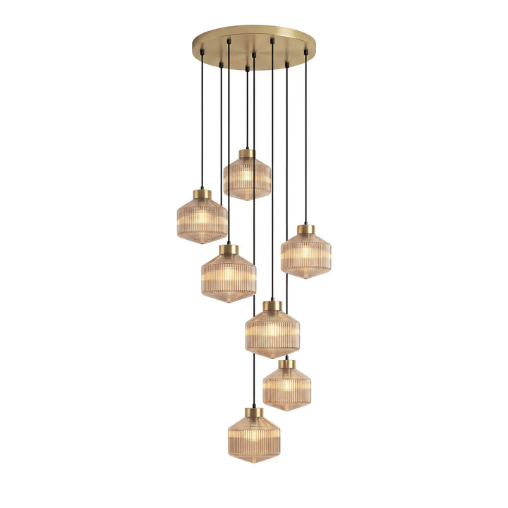 Striped Spinning Top Pendant Light - Vakkerlight