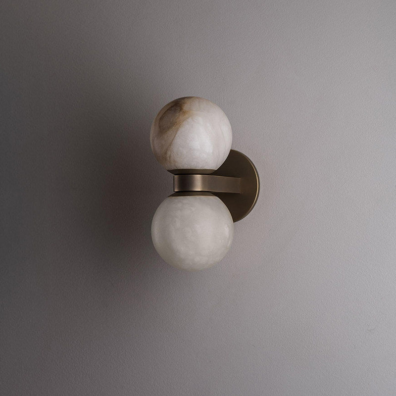 Alabaster Celestia Orb Wall Light - Vakkerlight