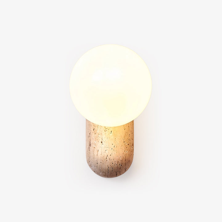 Travertine Pebble Wall Light - Vakkerlight