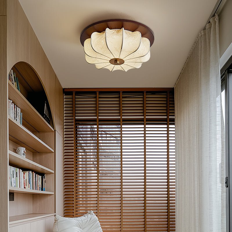 Elowen Fabric Ceiling Light - Vakkerlight