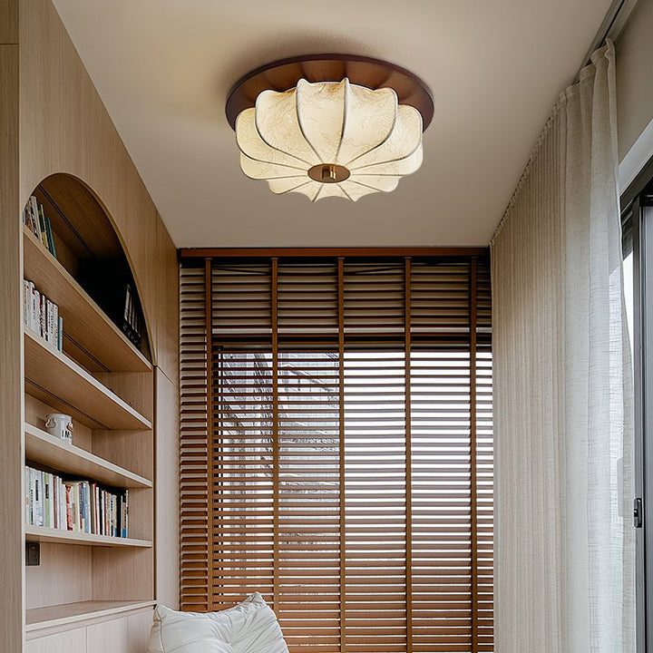 Elowen Fabric Ceiling Light - Vakkerlight