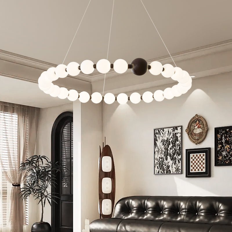 Celestial Bead Ring Chandelier - Vakkerlight