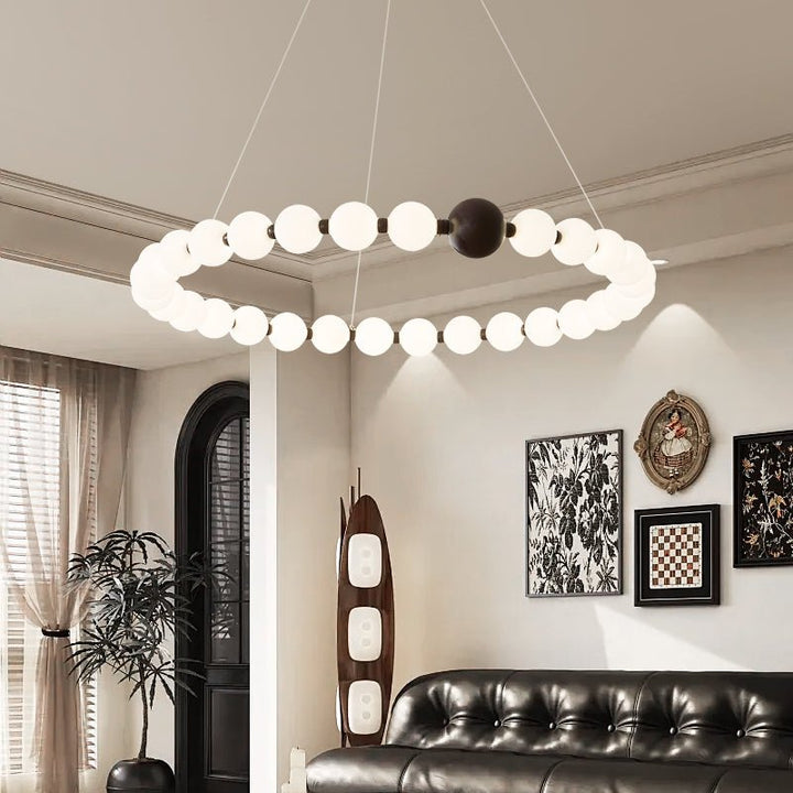 Celestial Bead Ring Chandelier - Vakkerlight