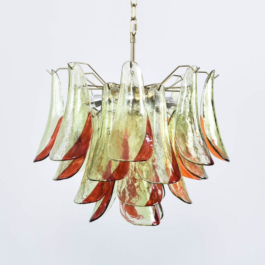 Emerald Flame Murano Glass Chandelier - Vakkerlight