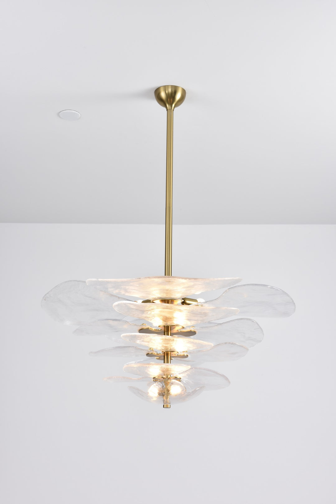 Petals Gold Murano Chandelier - Vakkerlight