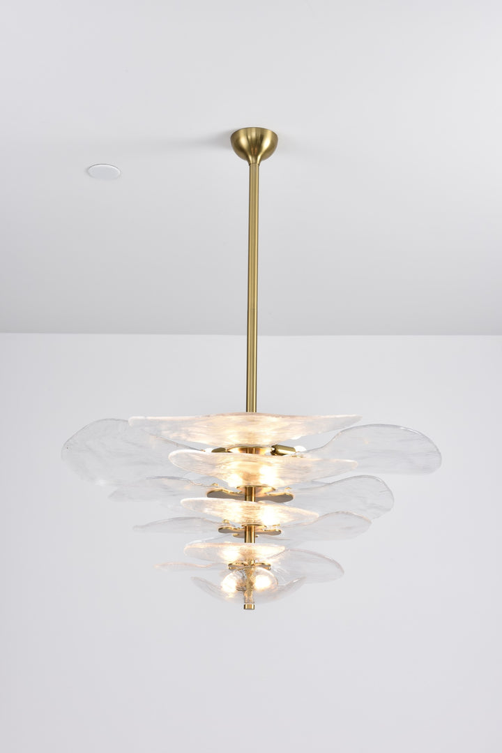 Petals Gold Murano Chandelier - Vakkerlight