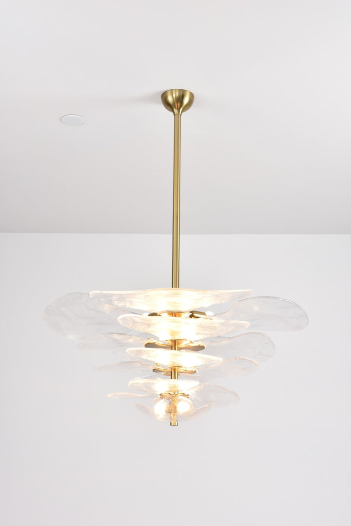 Petals Gold Murano Chandelier - Vakkerlight