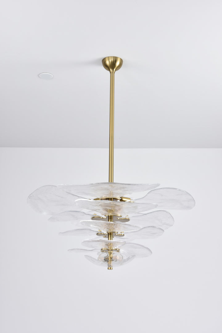 Petals Gold Murano Chandelier - Vakkerlight