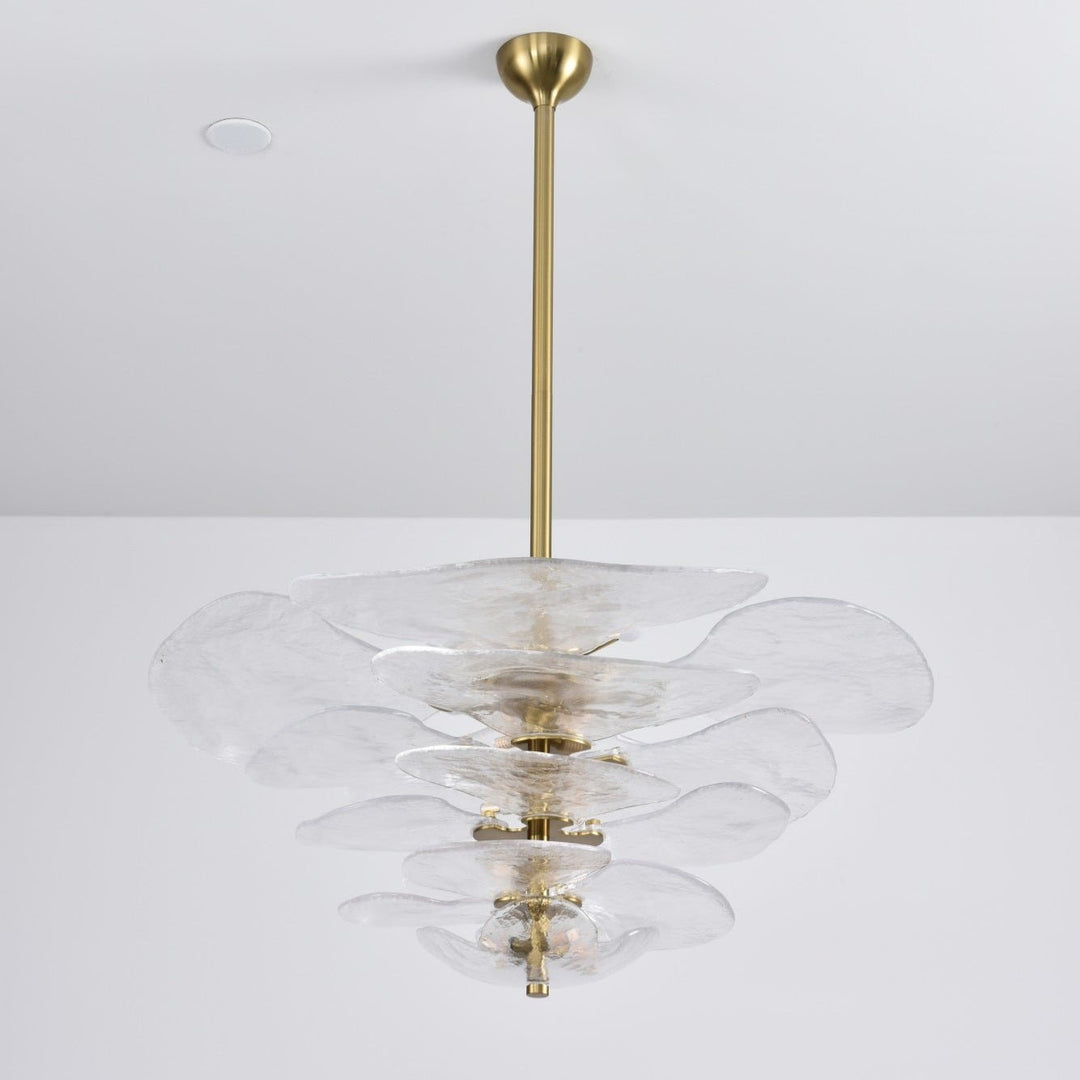 Petals Gold Murano Chandelier - Vakkerlight