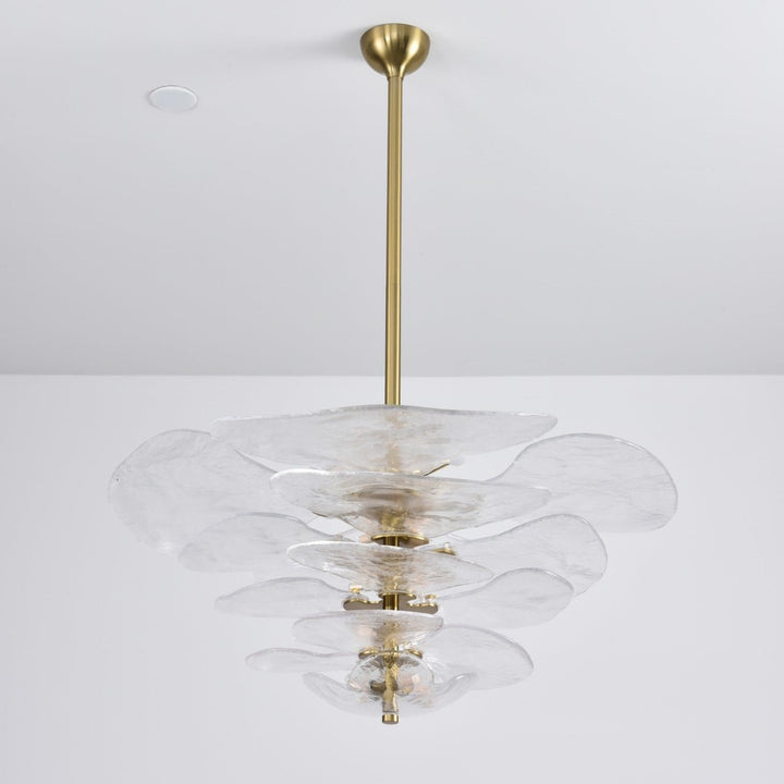 Petals Gold Murano Chandelier - Vakkerlight