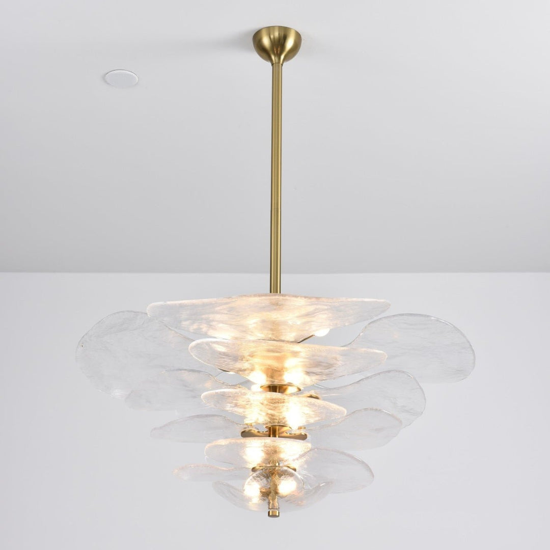 Petals Gold Murano Chandelier - Vakkerlight