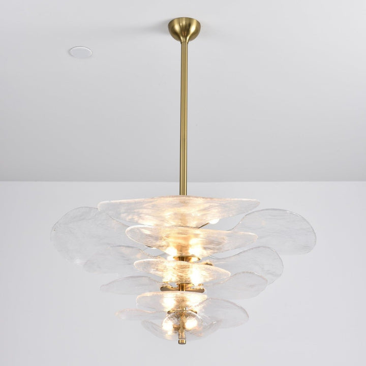 Petals Gold Murano Chandelier - Vakkerlight