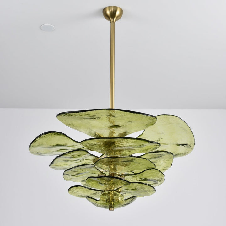Petals Gold Murano Chandelier - Vakkerlight