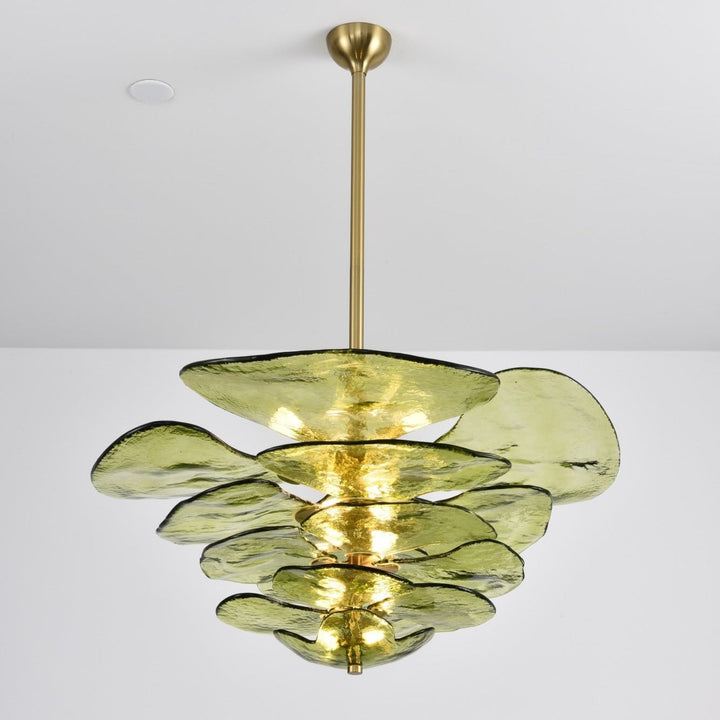 Petals Gold Murano Chandelier - Vakkerlight