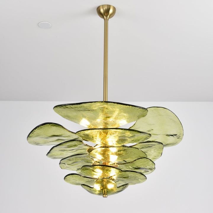 Petals Gold Murano Chandelier - Vakkerlight