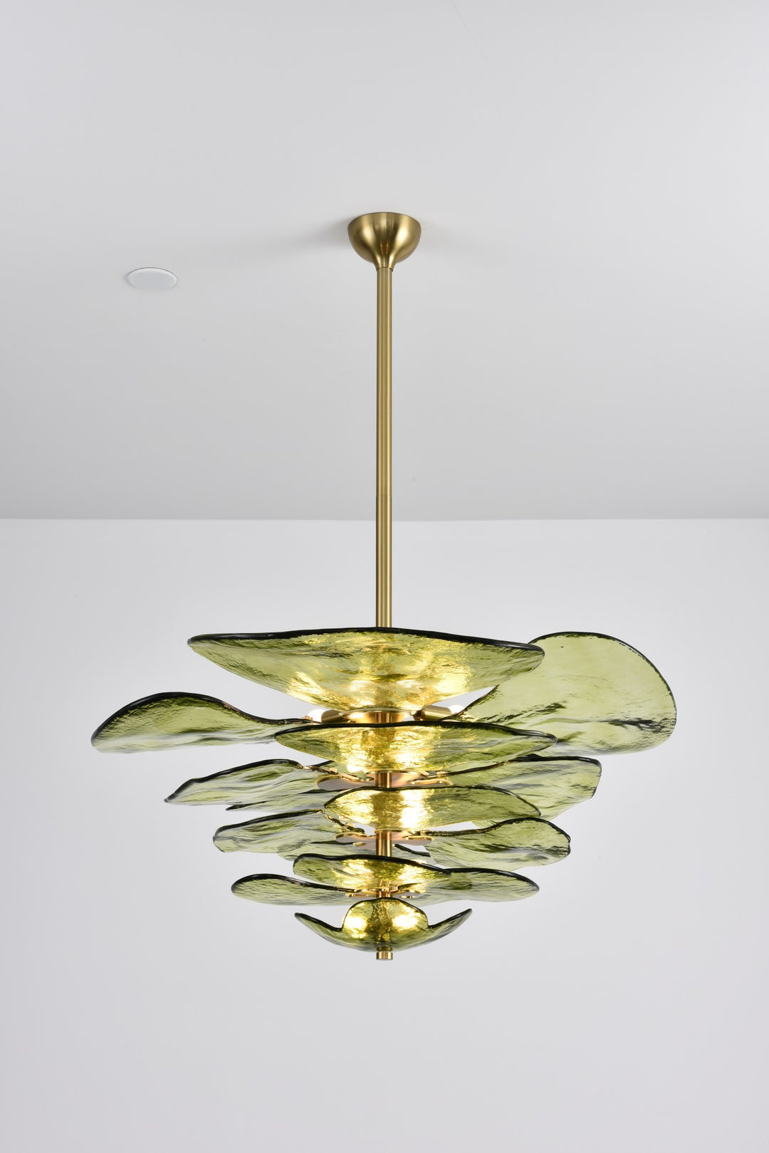 Petals Gold Murano Chandelier - Vakkerlight