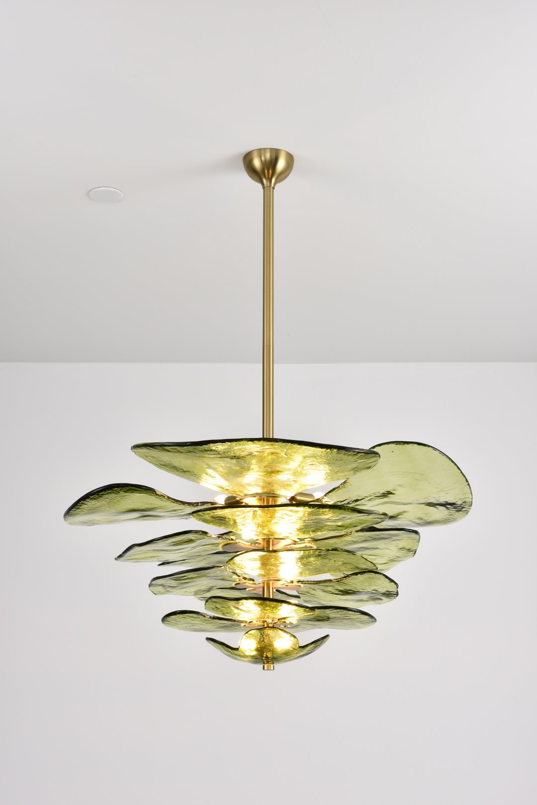 Petals Gold Murano Chandelier - Vakkerlight