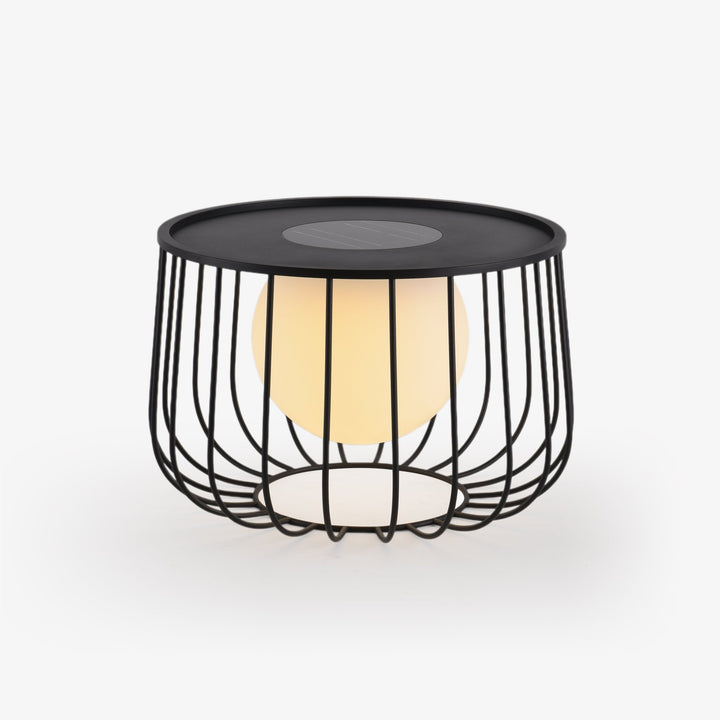 Rowan Cage Solar Lantern Outdoor Lamp - Vakkerlight
