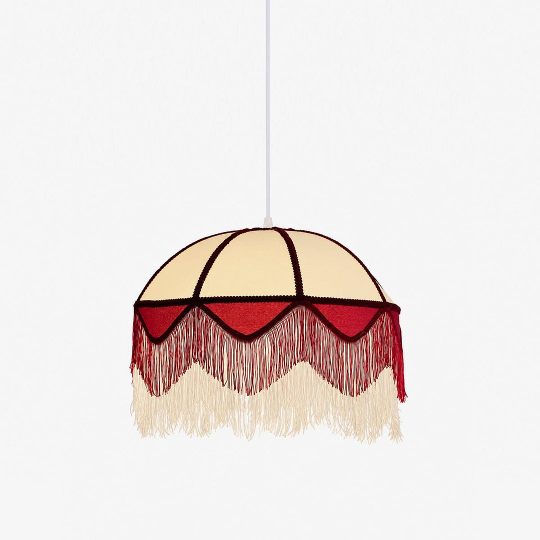 Cremisi Fringe Dome Pendant Light - Vakkerlight