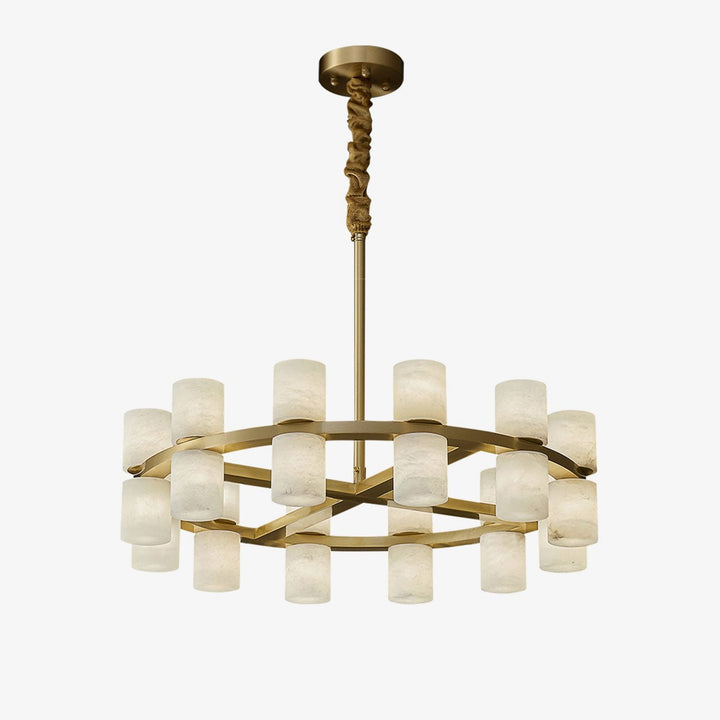 Tabitha Alabaster Chandelier - Vakkerlight