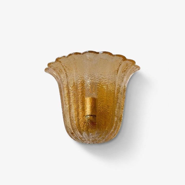Marigold Fluted Glass Wall Sconce