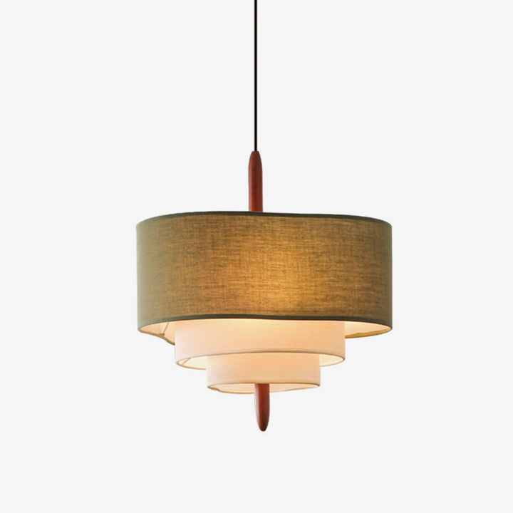 Talia Tiered Fabric Pendant Light - Vakkerlight