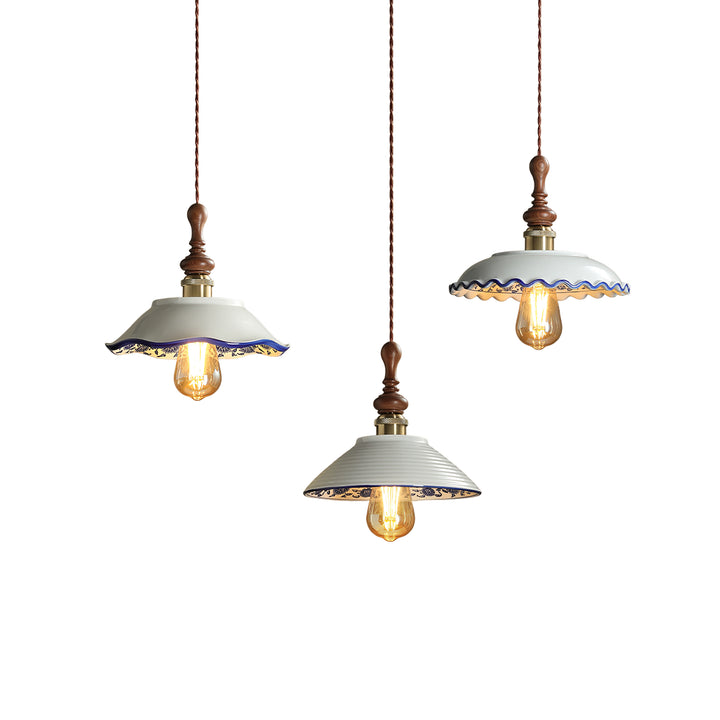 Bellaria Ceramic Pendant Light - Vakkerlight