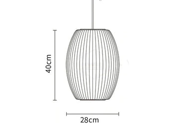 مصباح Crisscross Bubble المعلق — Dimension drawings 4