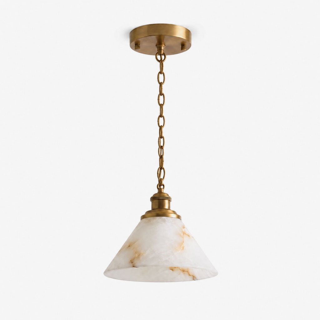 Camden Alabaster Cone Pendant Lamp - Vakkerlight