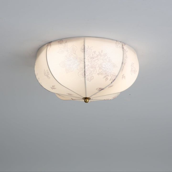 Orchid Fabric Ceiling Lamp - Vakkerlight